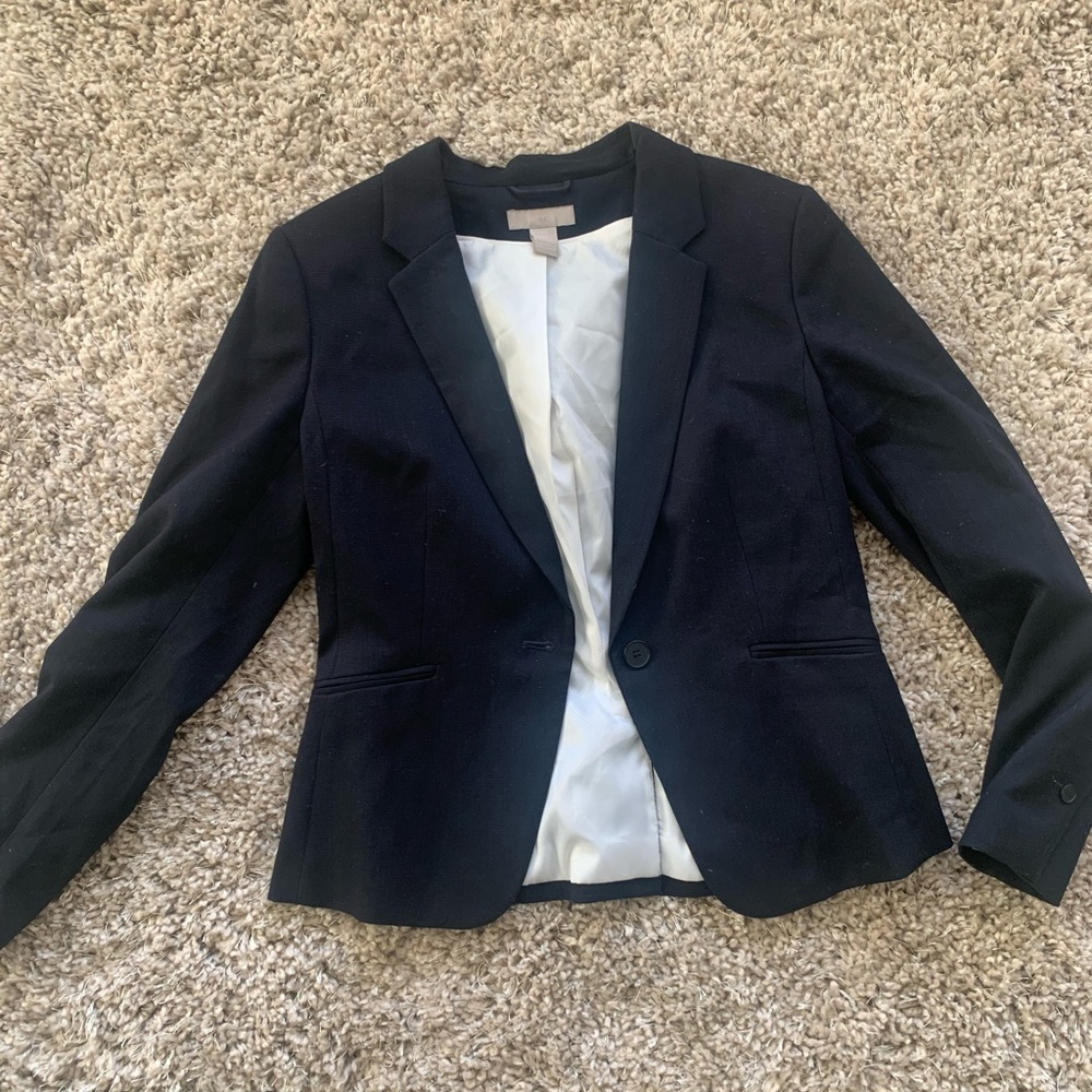 H&M Navy blue blazer